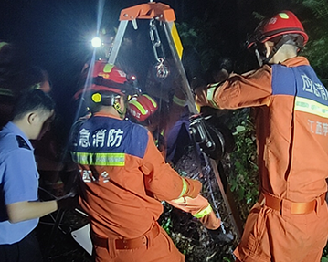 使用成人抖音91小视频拉墜井人員時不能隻看救援效率